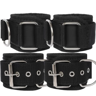 Kit 2 Pares Tornozeleira Caneleira Puxador Cross Over Glúteo Treino Musculação Profissional Academia