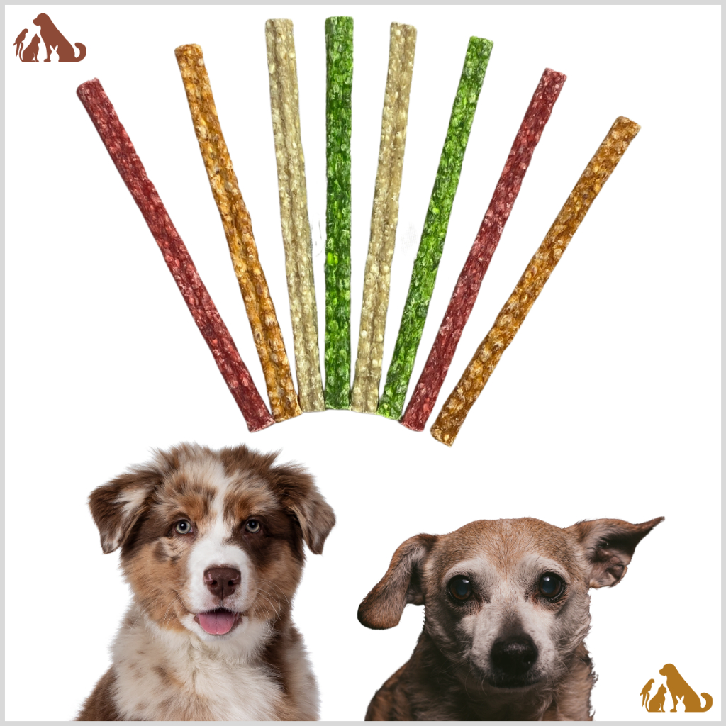 Petiscos Osso Palito de Couro Churritos Misto Delicioso Para Cachorro Pet 8 unidades em Oferta na Shopee