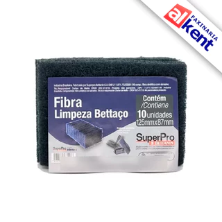 Fibra De Limpeza Pesada Bettaço Fibraço KIT COM 5 UNIDADES 12,5cm x 8,7cm Bettanin