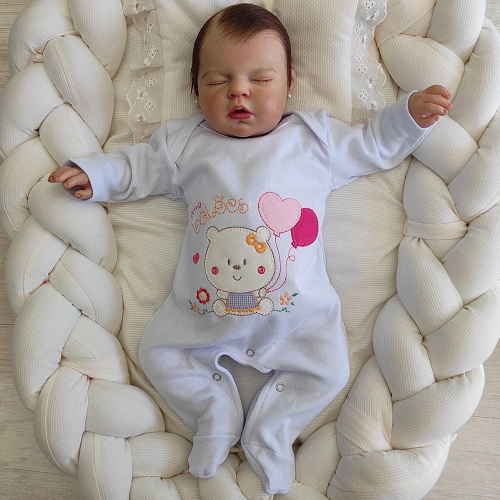 Macacão Manga Longa Talento Malha Para Menina