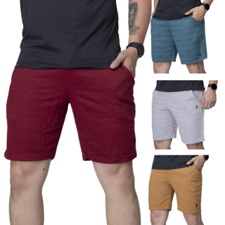 Kit 4 Bermudas Moletom Masculina Academia Treino