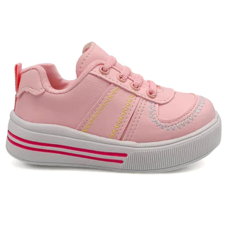 Tenis Sapatinho Calcado Feminina Infantil Bebe Cegonha Casual