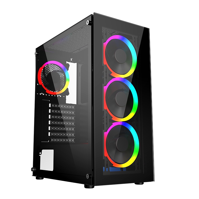 Gabinete Gamer RGB 3 coolers Nexusgamer Helium