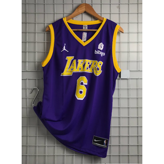 Camisa Regata De Time Basquete Lakers Variação Roxa
