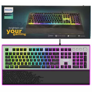 Teclado Mecânico RGB Com Fio - Philips Monumentum - SPK8624