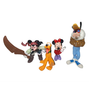 Bonecos Mickey Minie Pateta e Pluto feitos em PVC Lindos