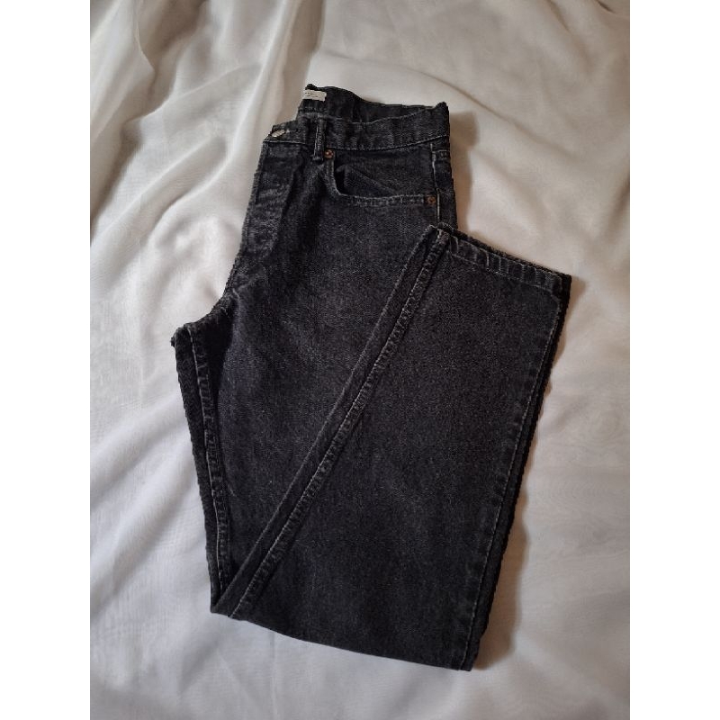 Calça jeans preta store zara