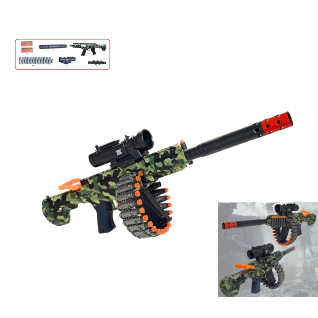 77 cm Macio Bala Arma de Brinquedo Nerf Rifle Sniper Arma de Plástico & 20  balas 1 Alvo Arma Elétrica Arma de Brinquedo Brinquedo de Presente da Festa  de Aniversário Para Crianças - AliExpress