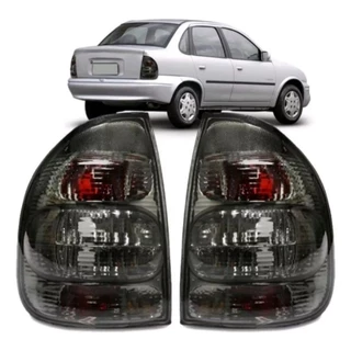 par lanterna traseira esportiva corsa sedan fumê