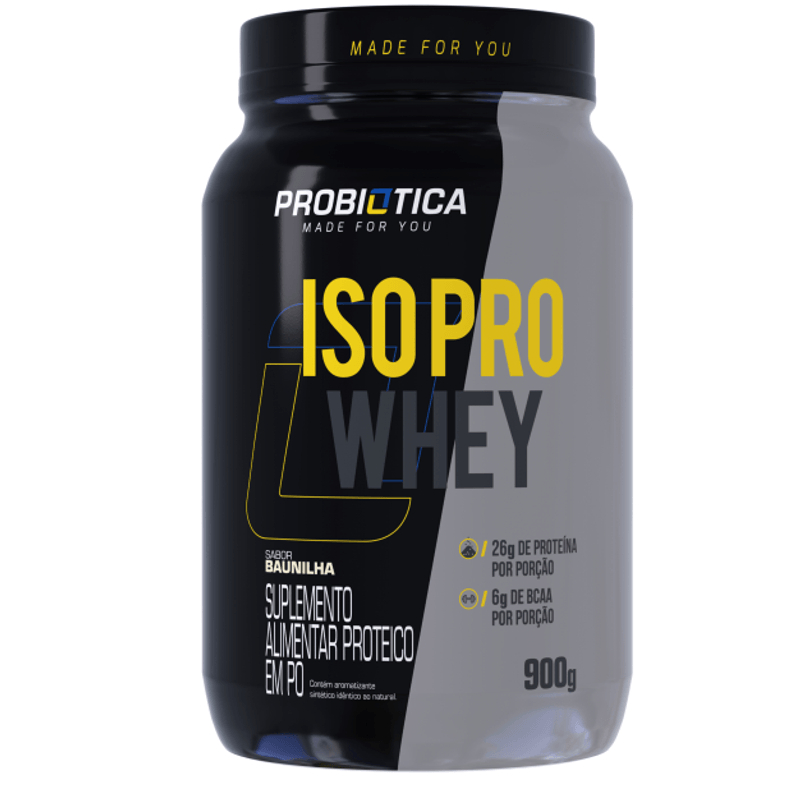 Iso Pro Whey - Whey Isolada - 900g - Probiótica