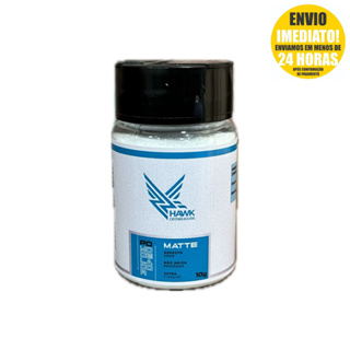 5 Pomada Em Pó Modeladora Hawk Efeito Seco Matte barbearia revenda para Penteados