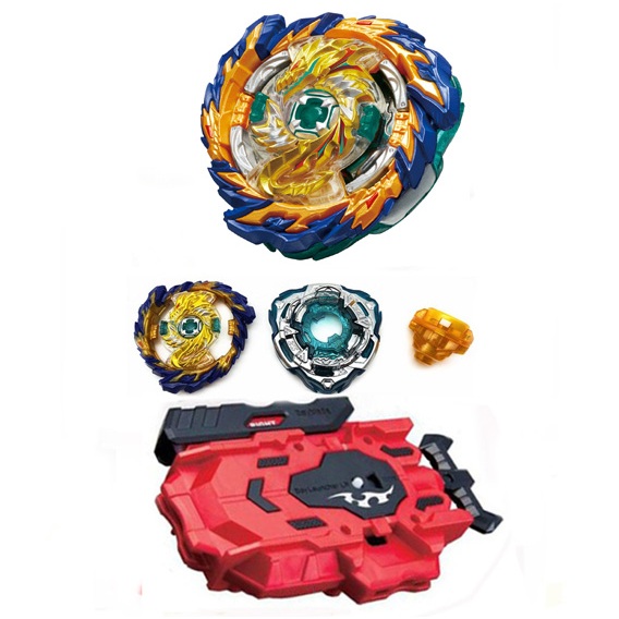 Beyblade Burst Superking Booster B 167 Mirage Fafnir Lançador Azul Solta Faísca Shopee Brasil