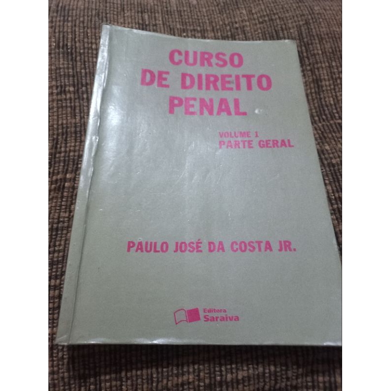 Livro Curso De Direito Penal Vol 1 Parte Geral Paulo José 14 B