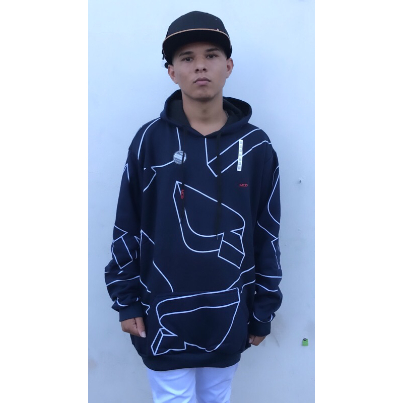 Moletom Logomania preto MCD