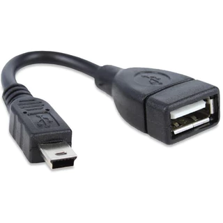 Cabo OTG V3 Adaptador USB Femea para Mini/V3 Macho