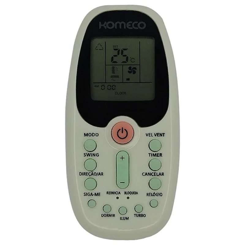 Controle Remoto Para Ar Condicionado Split Komeco - 8020