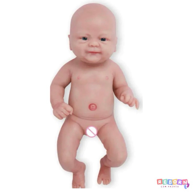 Body para Mini Bebê Reborn kit Salia - Roupinha Doll 