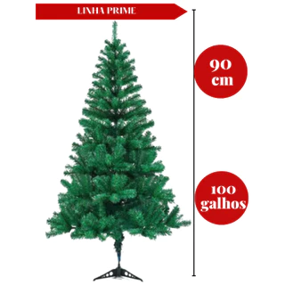 Árvore De Natal Prime 90 Cm Promoção Artificial Luxo Cheia