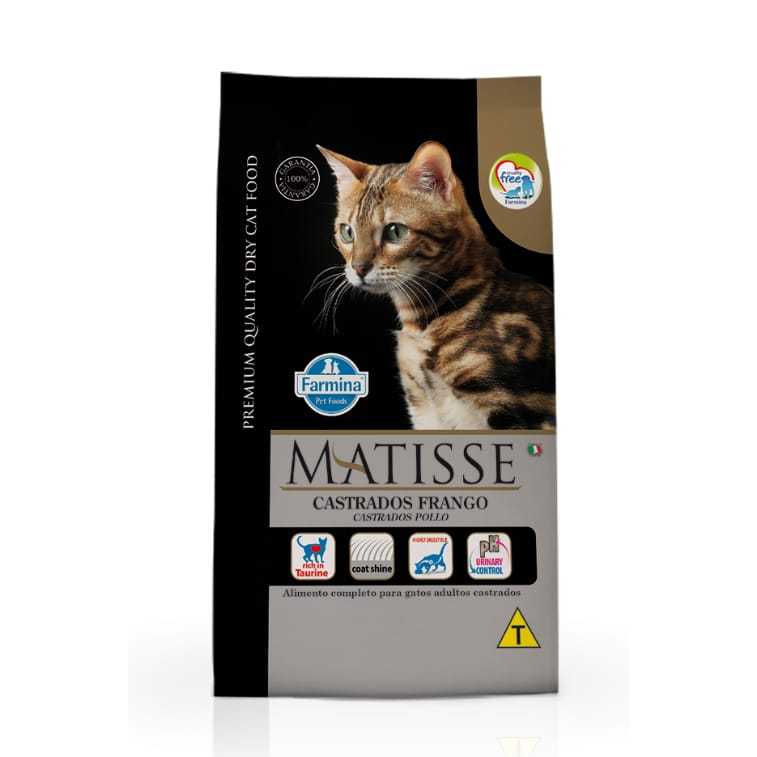 Ração Matisse Gatos Castrados Frango 7,5kg