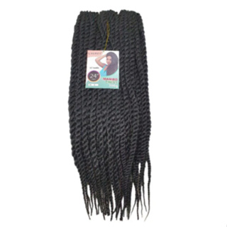 Cabelo Twist Crochet braids + Agulha Para Colocar 30 Mechas 60CM