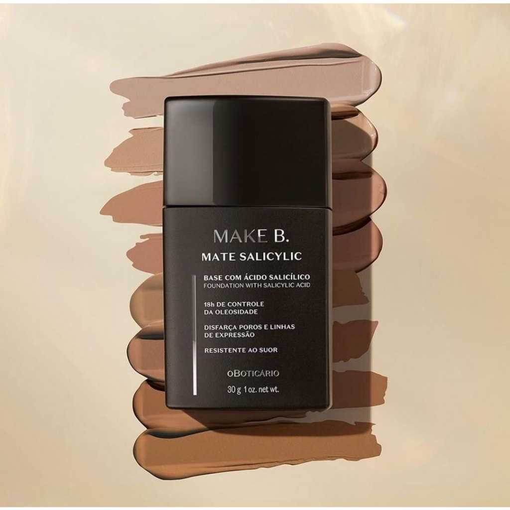 Base Líquida Cor 170 Make B. Mate Salicylic 30g | Shopee Brasil