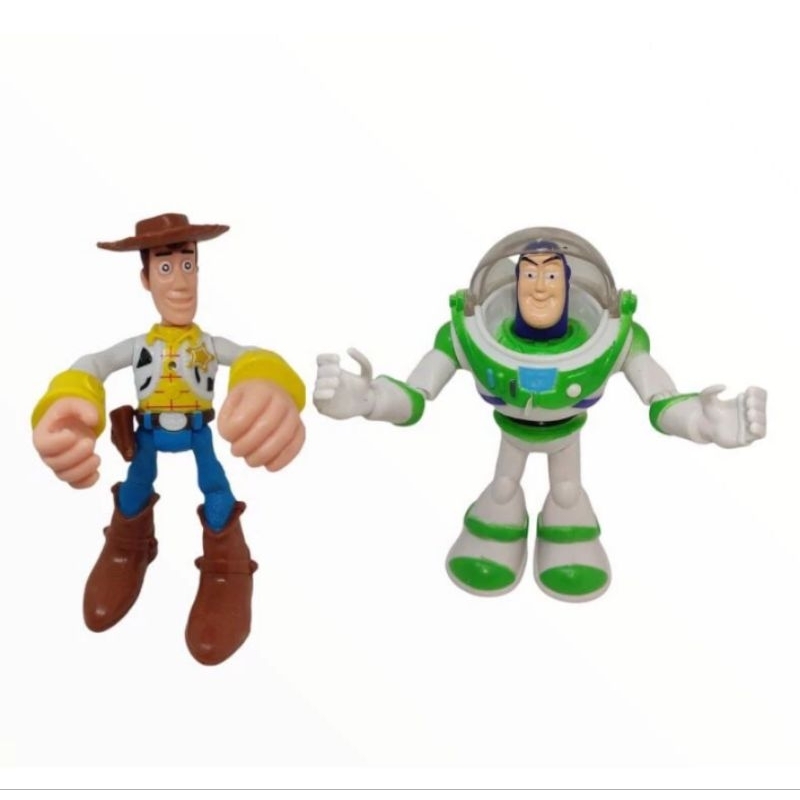 Kit C Bonecos Buzz Lightyear Woody Shopee Brasil