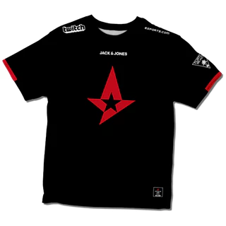 Camisa Camiseta Astralis Uniforme Preto (Sem nome)
