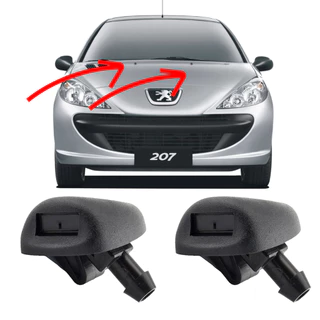 Par Esguicho Brucutu Limpador Peugeot 206 e 207 Todos Original