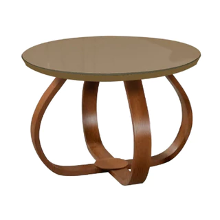 Uma Mesa Centro Gota 60 cm A escolher/Pés Mel (35 de altura)