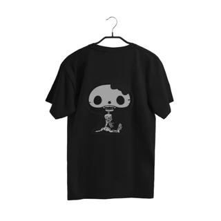 Camiseta Feminina Hello Kitty Skull Gotic