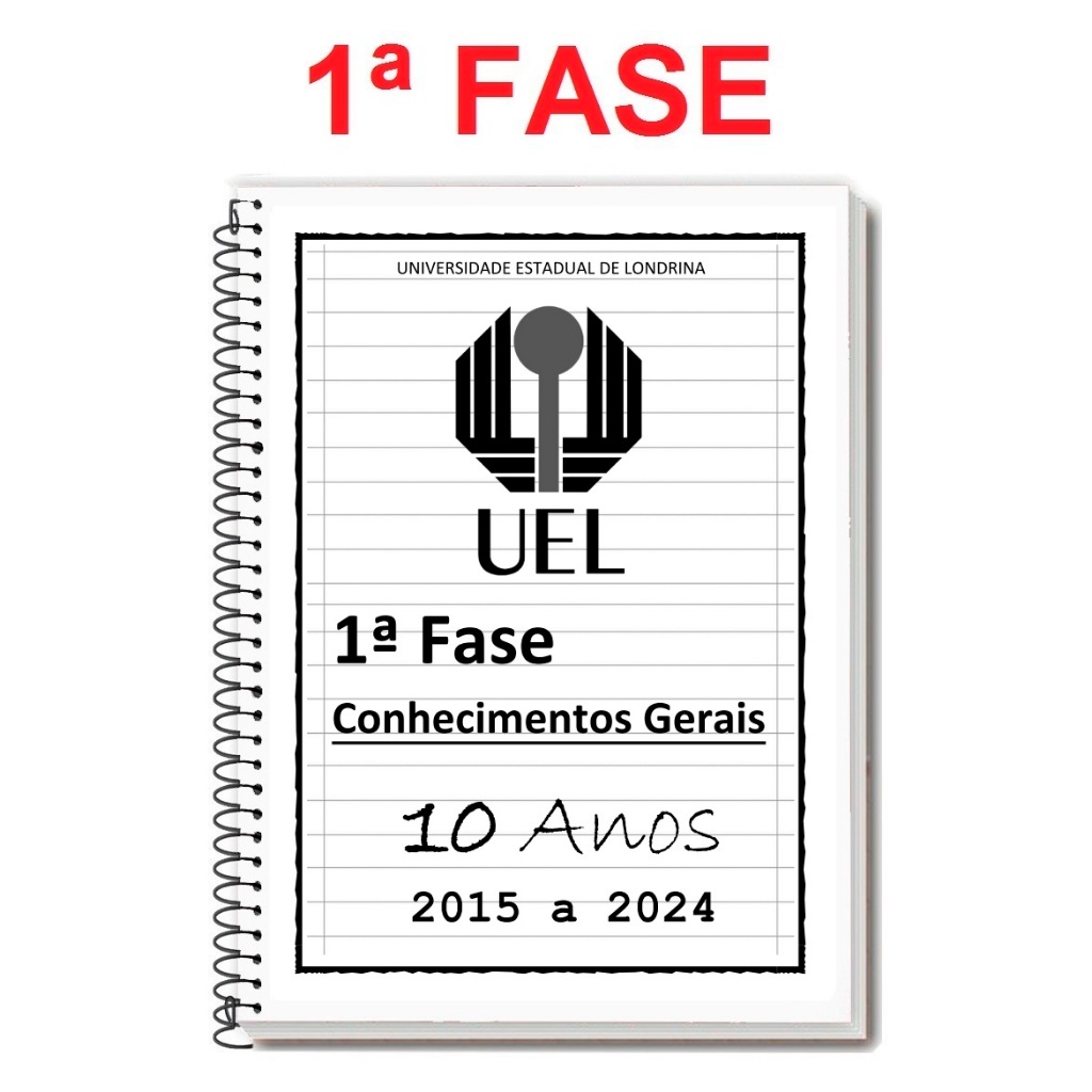 UEL 1ª FASE 2024/2025 Apostila de Provas + Gabarito Shopee Brasil