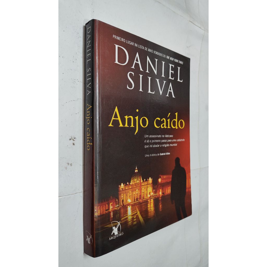 LIVRO - Anjo Caído - Daniel Silva | Shopee Brasil
