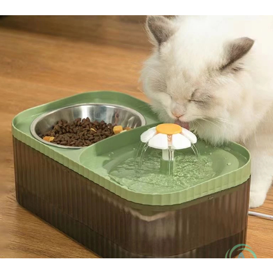 Fonte Bebedouro e Comedouro Para Gatos E Cães Automático Little 3 Litro ...
