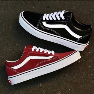 Vans old skool quadriculado 2024 vermelho