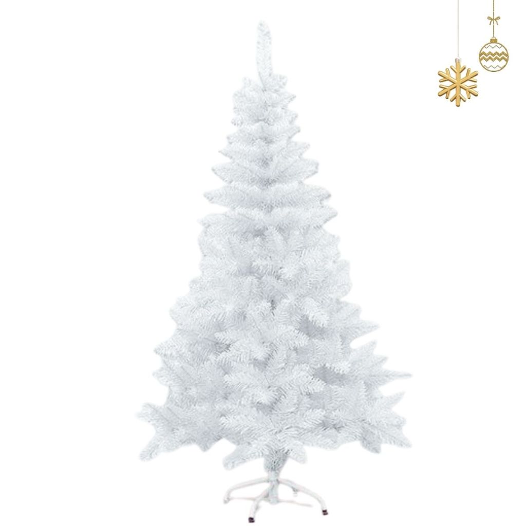 01 ARVORE NATAL PINHEIRO GRANDE SIMPLES BRANCA 1,50 MT