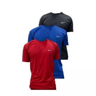 Kit 3 Camisas Dry Fit Cross Fit Caminhada Academia Treino