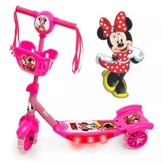 Patinete Infantil Minnie Mouse c/ Musica e Luzes