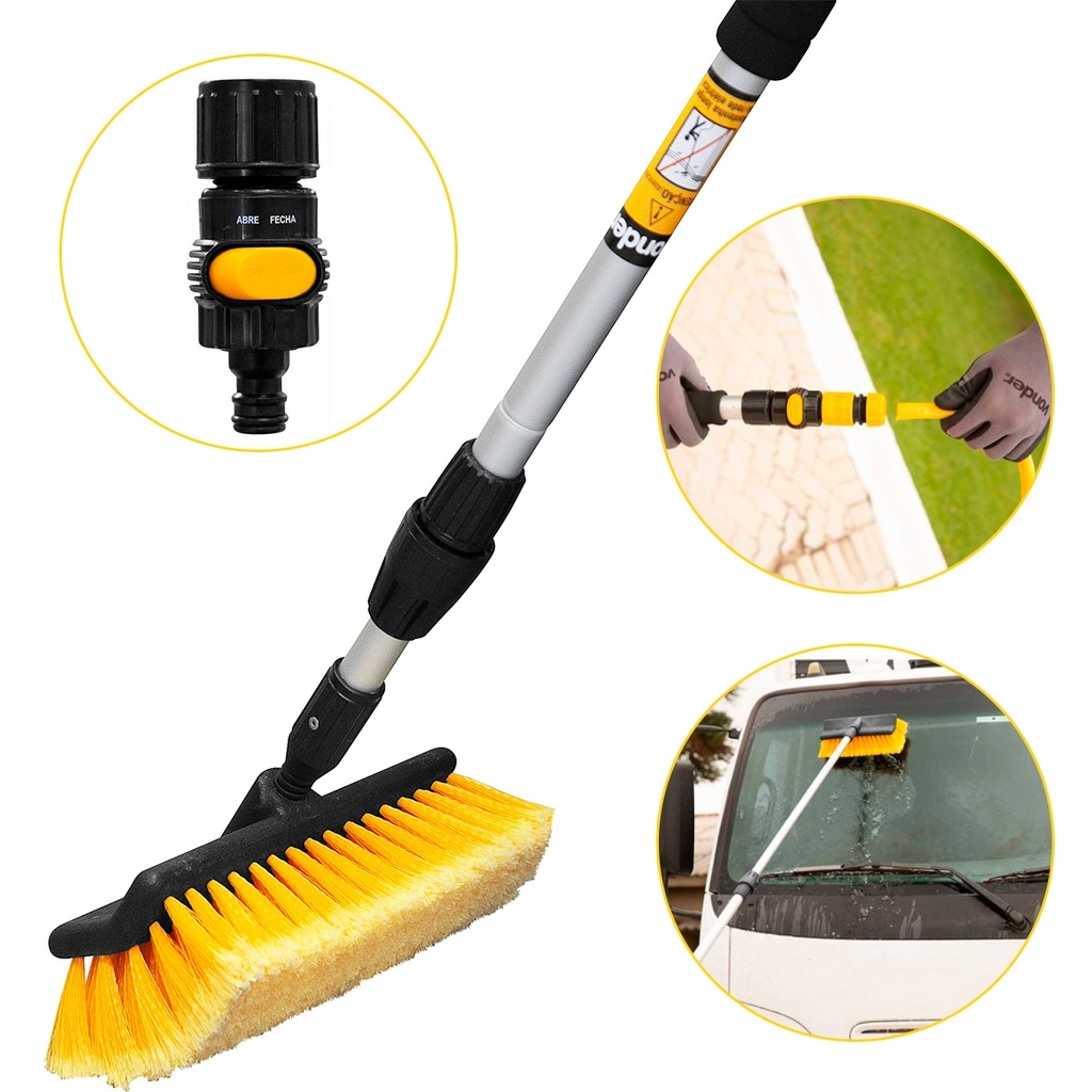 Vassoura Cabo Extensível com Entrada de Água Vonder