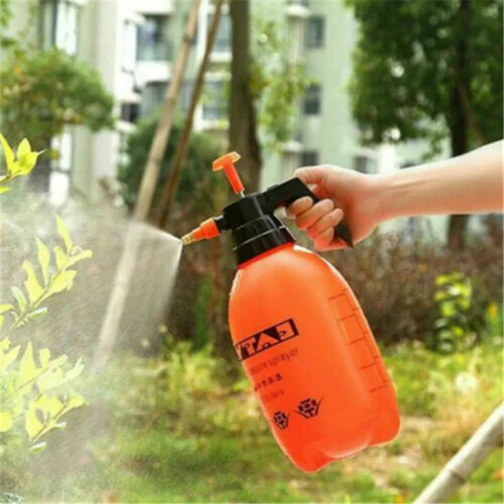 Bomba Pulverizador Borrifador manual alta pressão 2l ideal para jardim Horta, fertilizantes veneno limpeza em geral