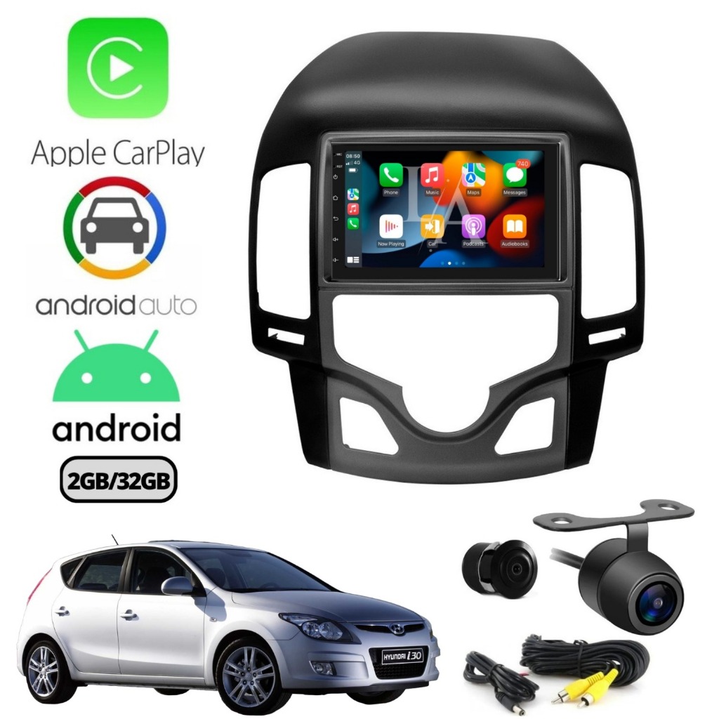 Central Multimidia Android I30 Carplay Com Câmera De Ré | Shopee Brasil