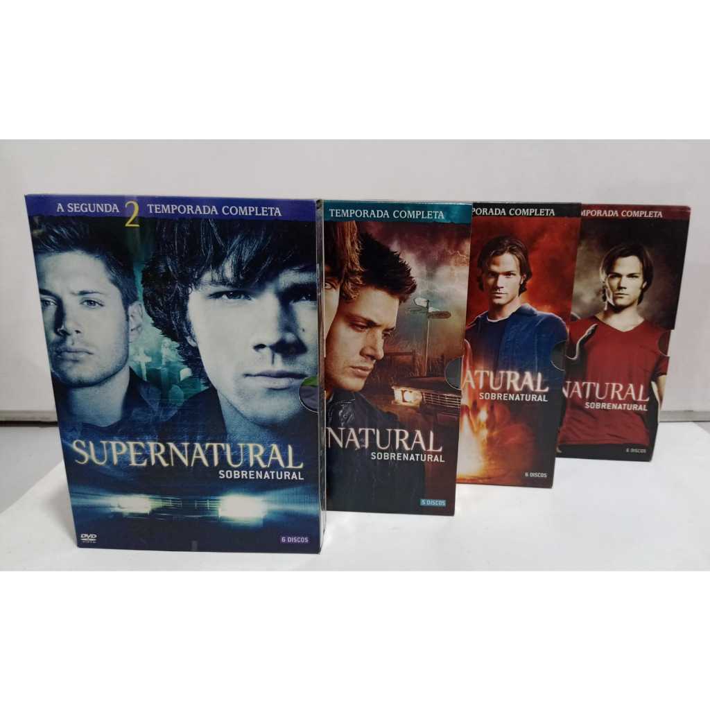 Box Dvd Supernatural Sobrenatural - Temporadas: 2, 3, 5 e 6