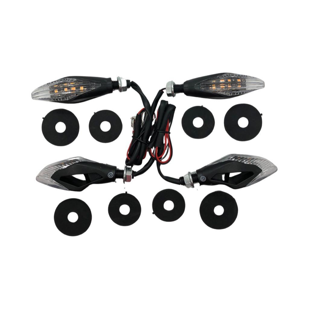 Kit 4 Pisca Led FAZER YBR FACTOR 125 150 Fazer 250 Universal Todos Anos