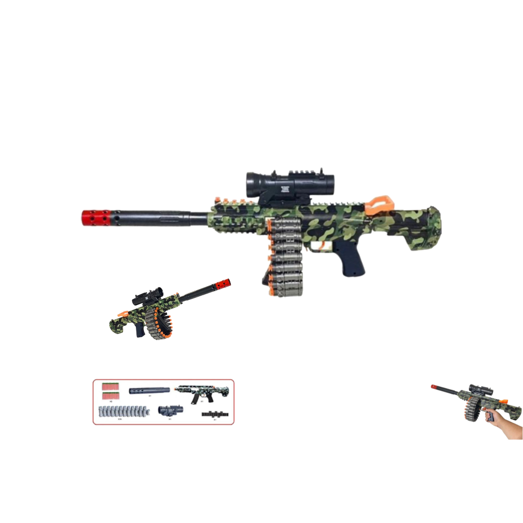 Brinquedo Lançador De Dardos Nerf Fortnite Sniper Pesada na