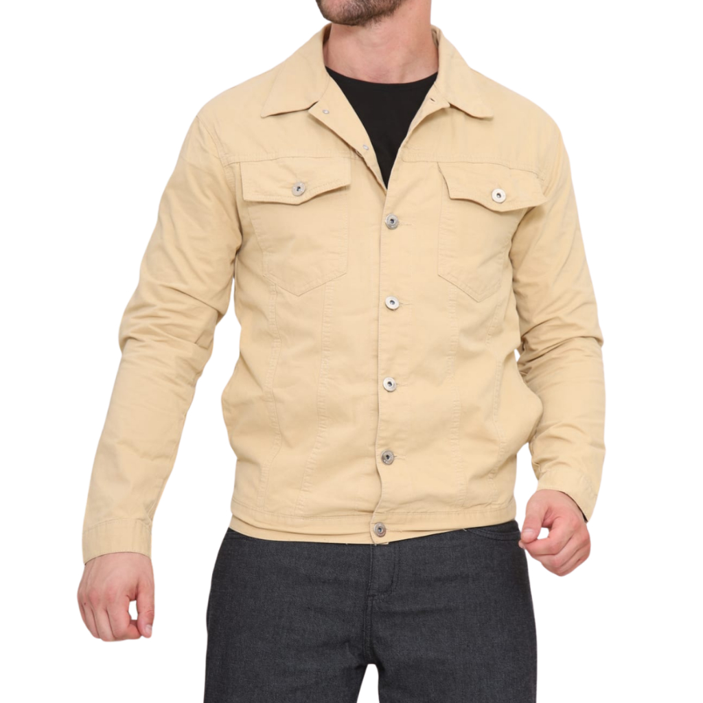 Jaqueta Masculina Sarja Color Creme