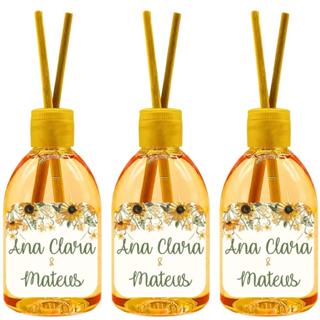 50 Lembrancinha Aromatizador Personalizada 100mL Noivado Casamento Bodas em Oferta na Shopee