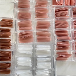 Unhas Postiças Realista Color Bailarina D&Z Nail 100 Unidades