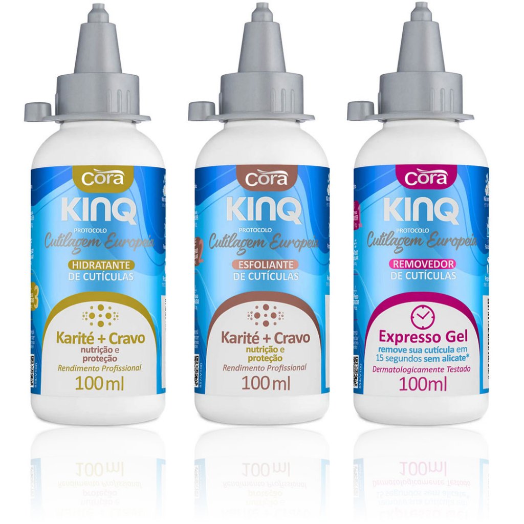 Kit Protocolo Cutilagem Europeia Kinq Cora | Shopee Brasil