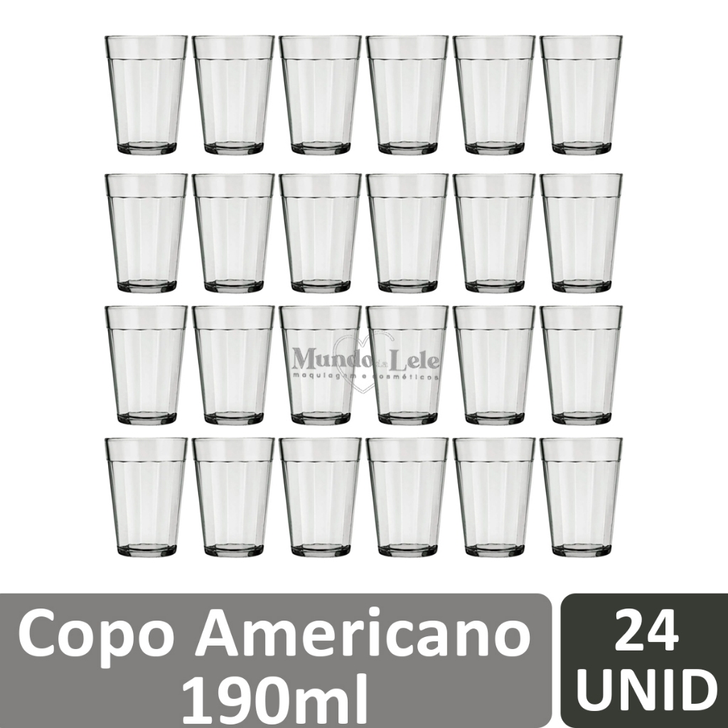 Jogo Copo Americano Long Drink 345ml 12 peças