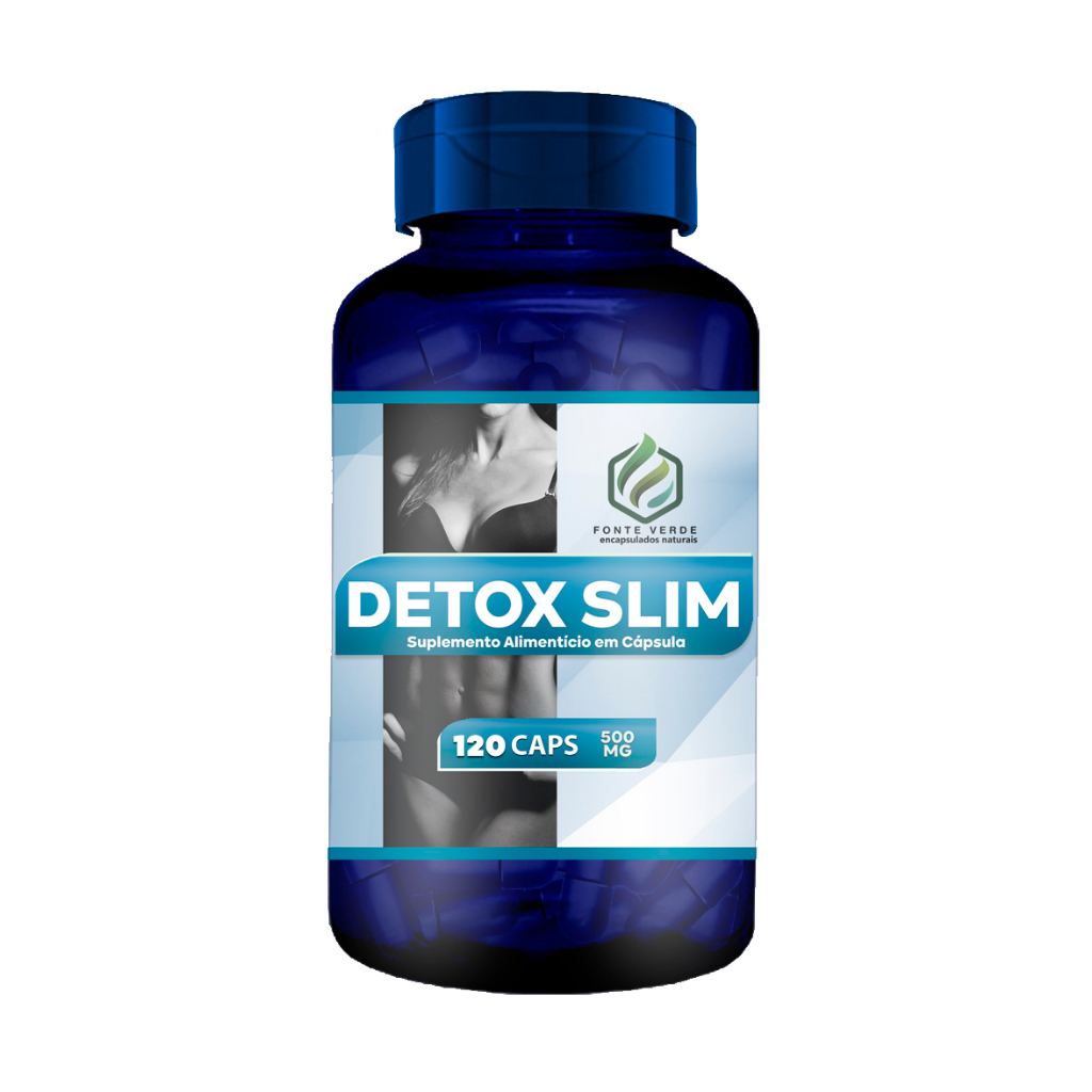 Detox Slim 120 Capsulas 500MG Fonte Verde | Shopee Brasil