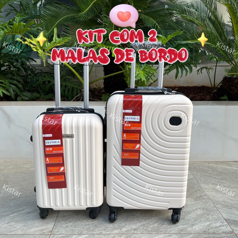 APROVEITA PROMOÇÃO Mala De Viagem / Bordo KIT COM 2 MALAS JUNTO COM FRETE MAIS BARATO